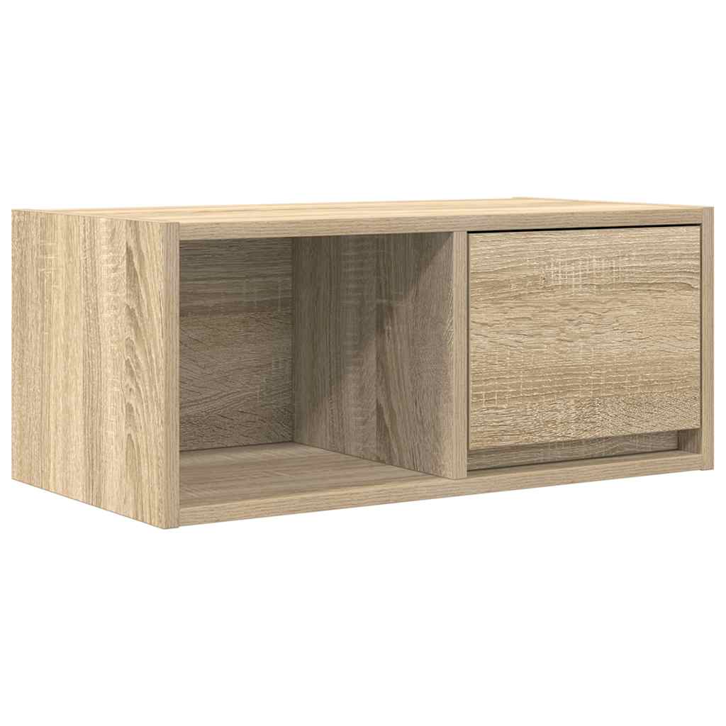TV-meubel 60x31x25,5 cm bewerkt hout sonoma eikenkleurig
