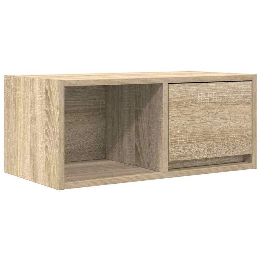 TV-meubel 60x31x25,5 cm bewerkt hout sonoma eikenkleurig