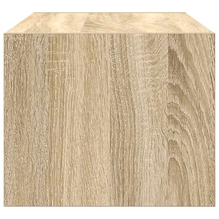 TV-meubel 60x31x25,5 cm bewerkt hout sonoma eikenkleurig