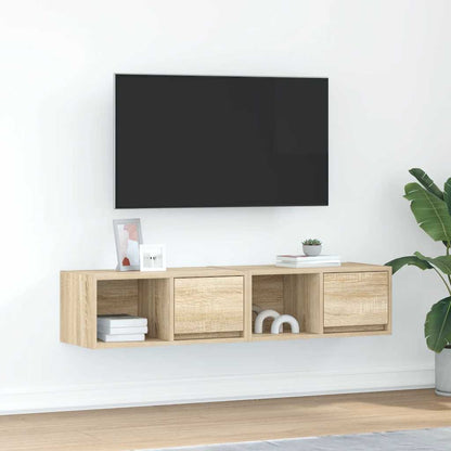 Tv-meubelen 2 st 60x31x25,5 cm bewerkt hout sonoma eikenkleurig
