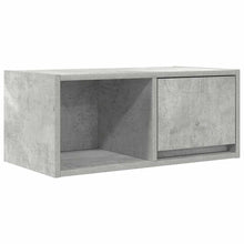 TV-meubel 60x31x25,5 cm bewerkt hout betongrijs