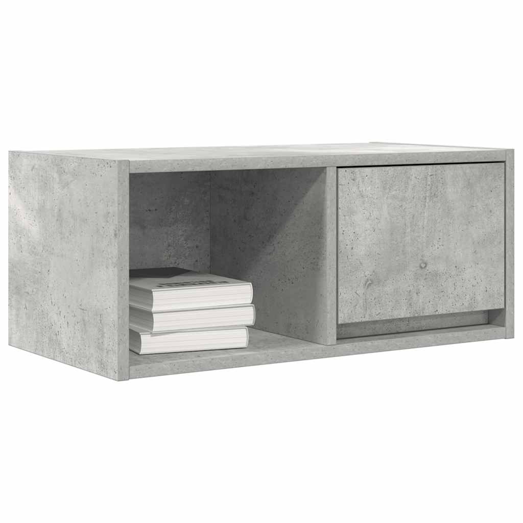 Tv-meubels 2 st 60x31x25,5 cm bewerkt hout betongrijs
