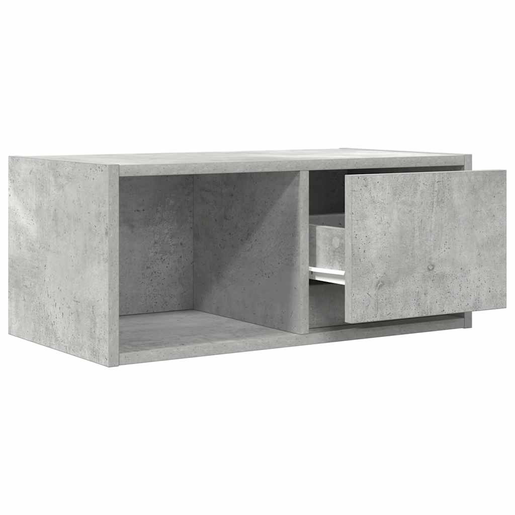 Tv-meubels 2 st 60x31x25,5 cm bewerkt hout betongrijs