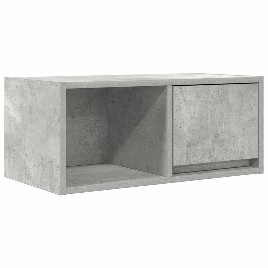 Tv-meubels 2 st 60x31x25,5 cm bewerkt hout betongrijs