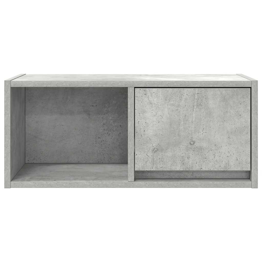 Tv-meubels 2 st 60x31x25,5 cm bewerkt hout betongrijs