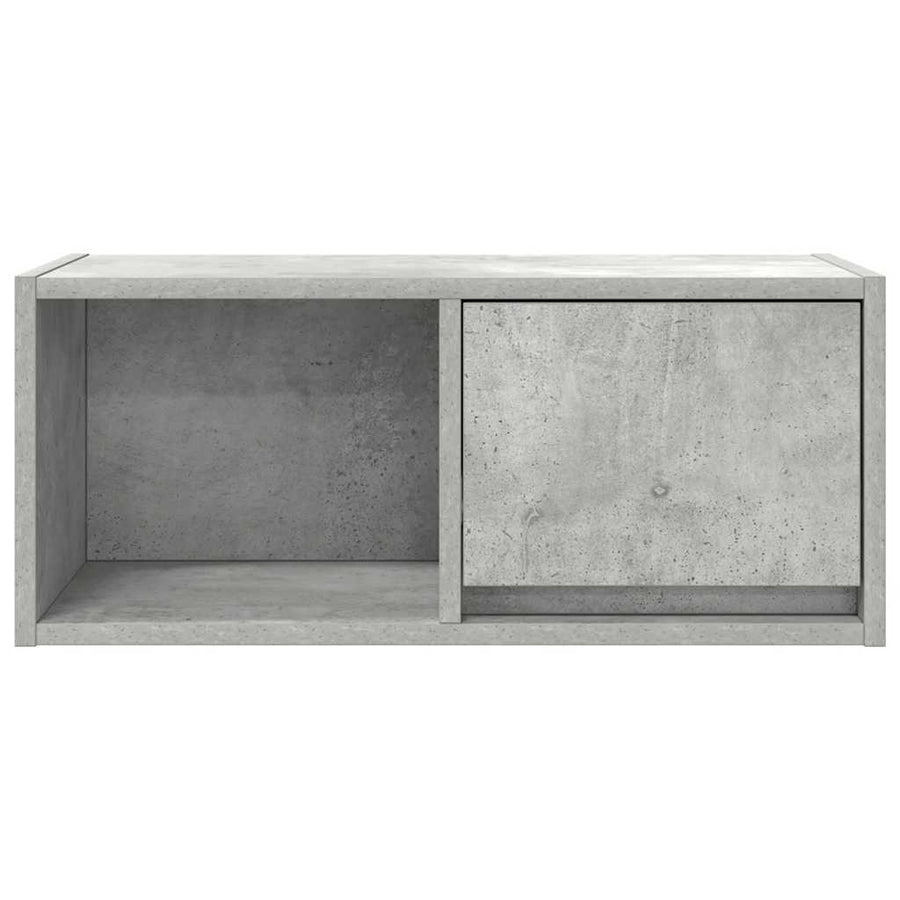 Tv-meubels 2 st 60x31x25,5 cm bewerkt hout betongrijs