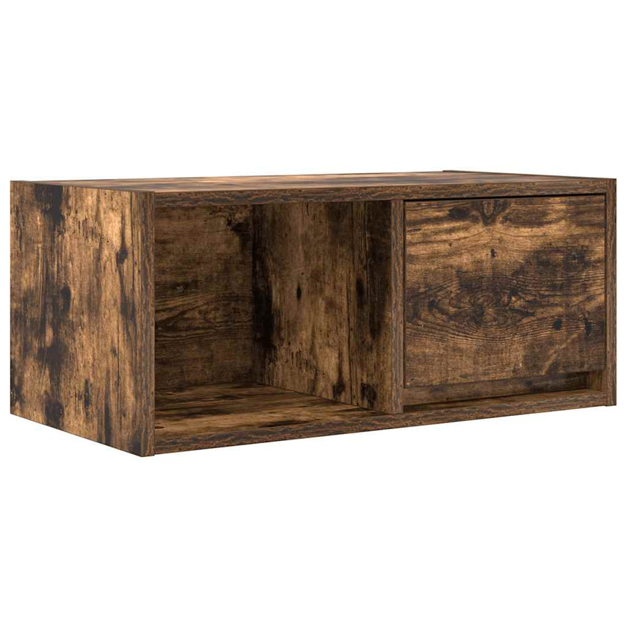 Tv-meubelen 2 st 60x31x25,5 cm bewerkt hout gerookt eikenkleur