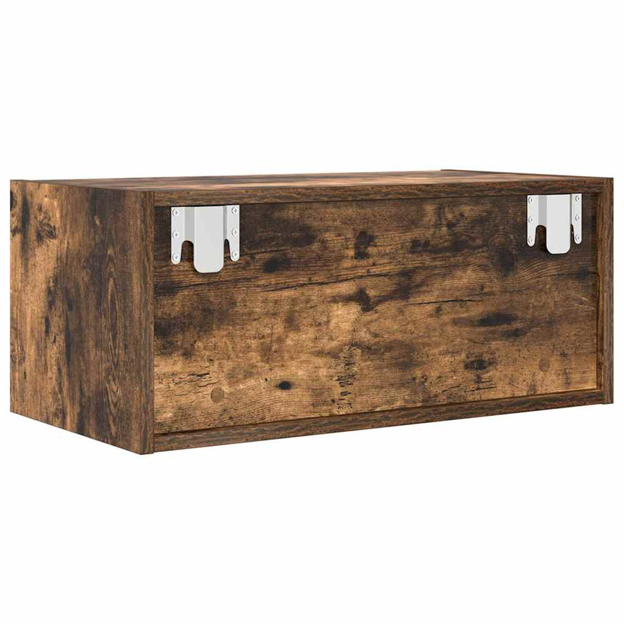 Tv-meubelen 2 st 60x31x25,5 cm bewerkt hout gerookt eikenkleur