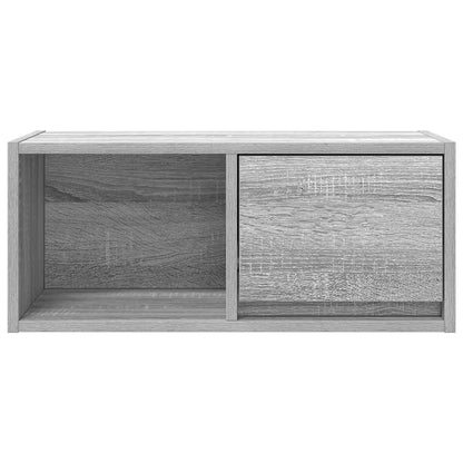 TV-meubel 60x31x25,5 cm bewerkt hout grijs sonoma eikenkleurig