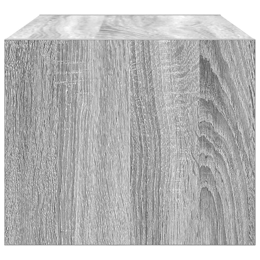 TV-meubel 60x31x25,5 cm bewerkt hout grijs sonoma eikenkleurig