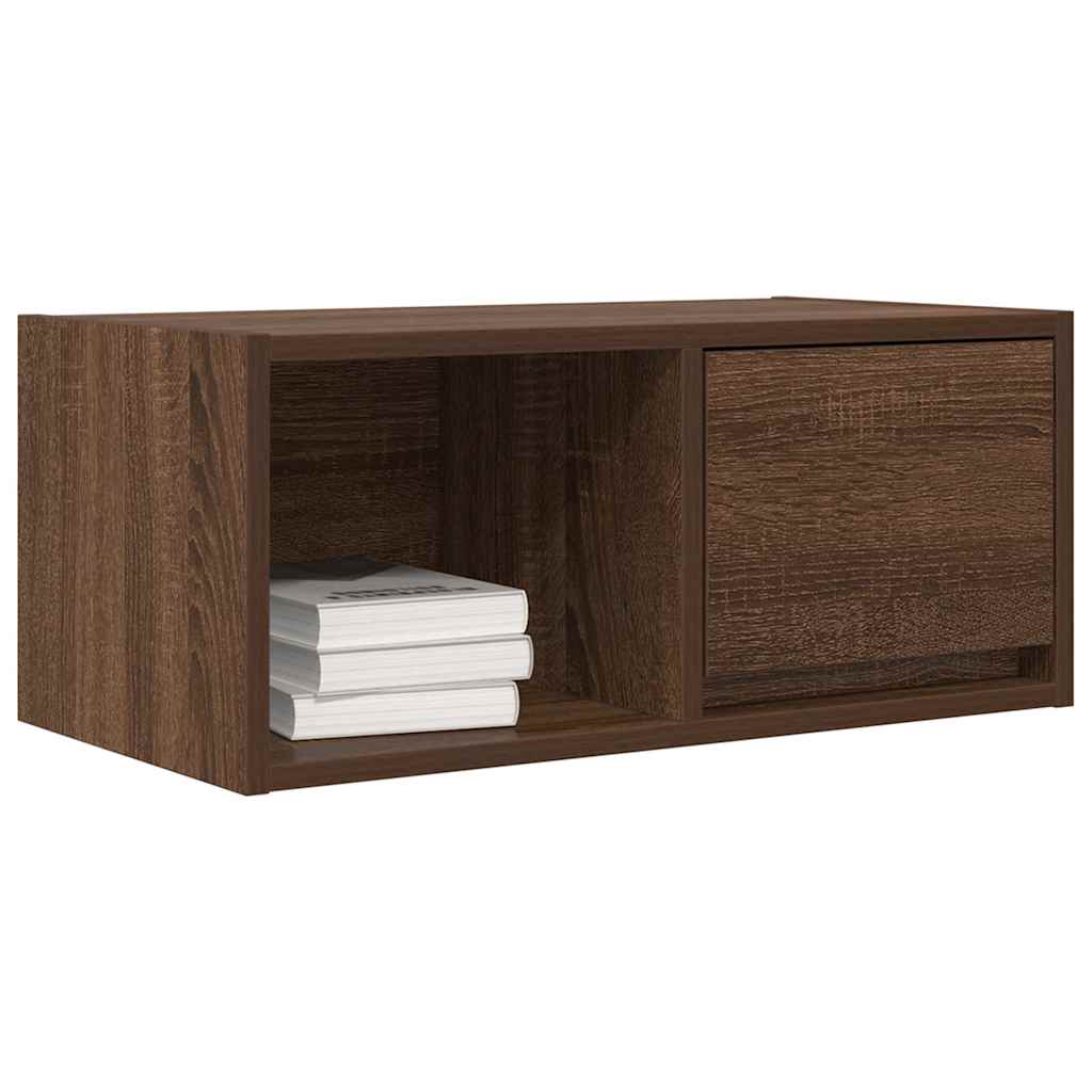 Tv-meubelen 2 st 60x31x25,5 cm bewerkt hout bruin eikenkleurig