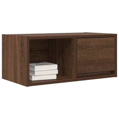 Tv-meubelen 2 st 60x31x25,5 cm bewerkt hout bruin eikenkleurig