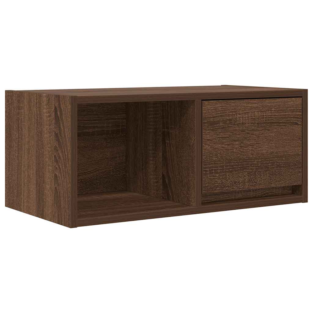 Tv-meubelen 2 st 60x31x25,5 cm bewerkt hout bruin eikenkleurig