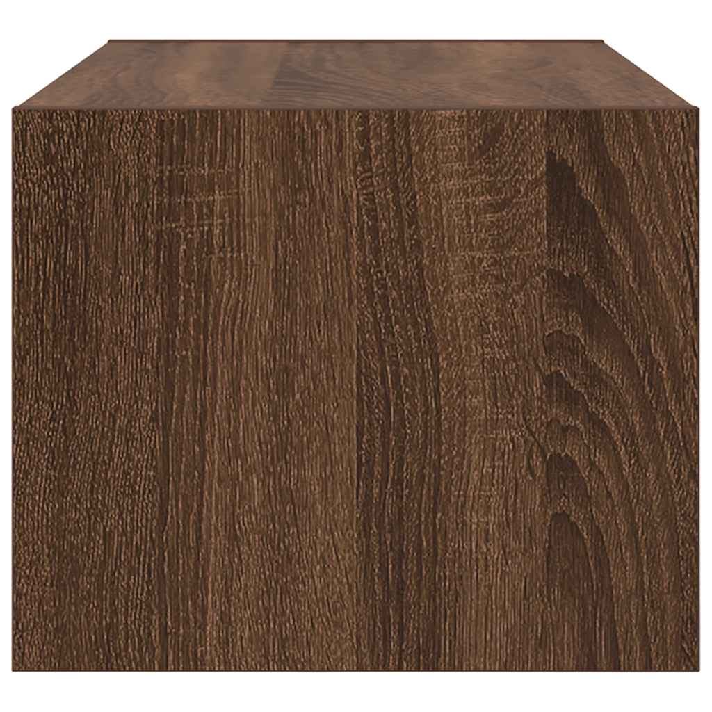 Tv-meubelen 2 st 60x31x25,5 cm bewerkt hout bruin eikenkleurig