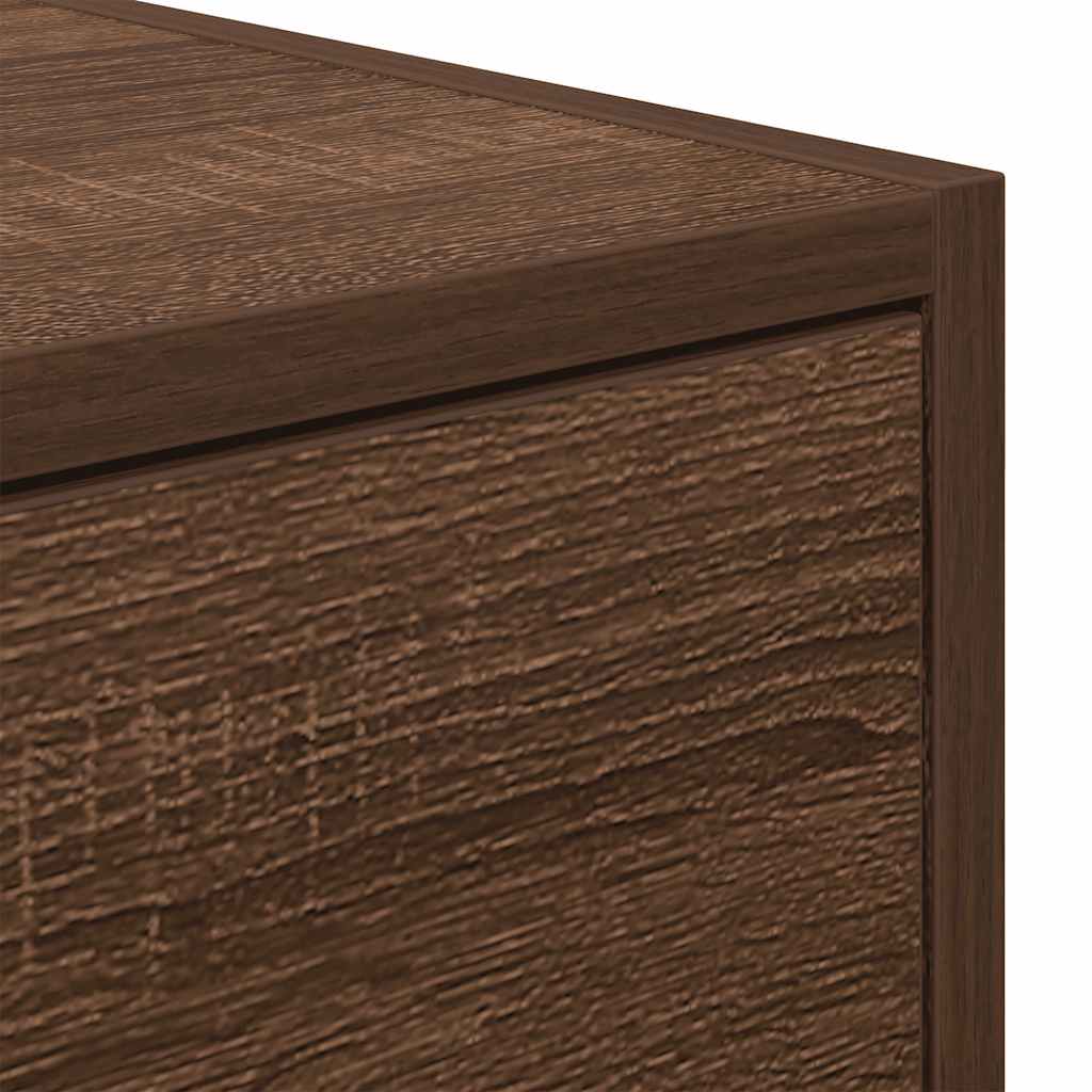 Tv-meubelen 2 st 60x31x25,5 cm bewerkt hout bruin eikenkleurig