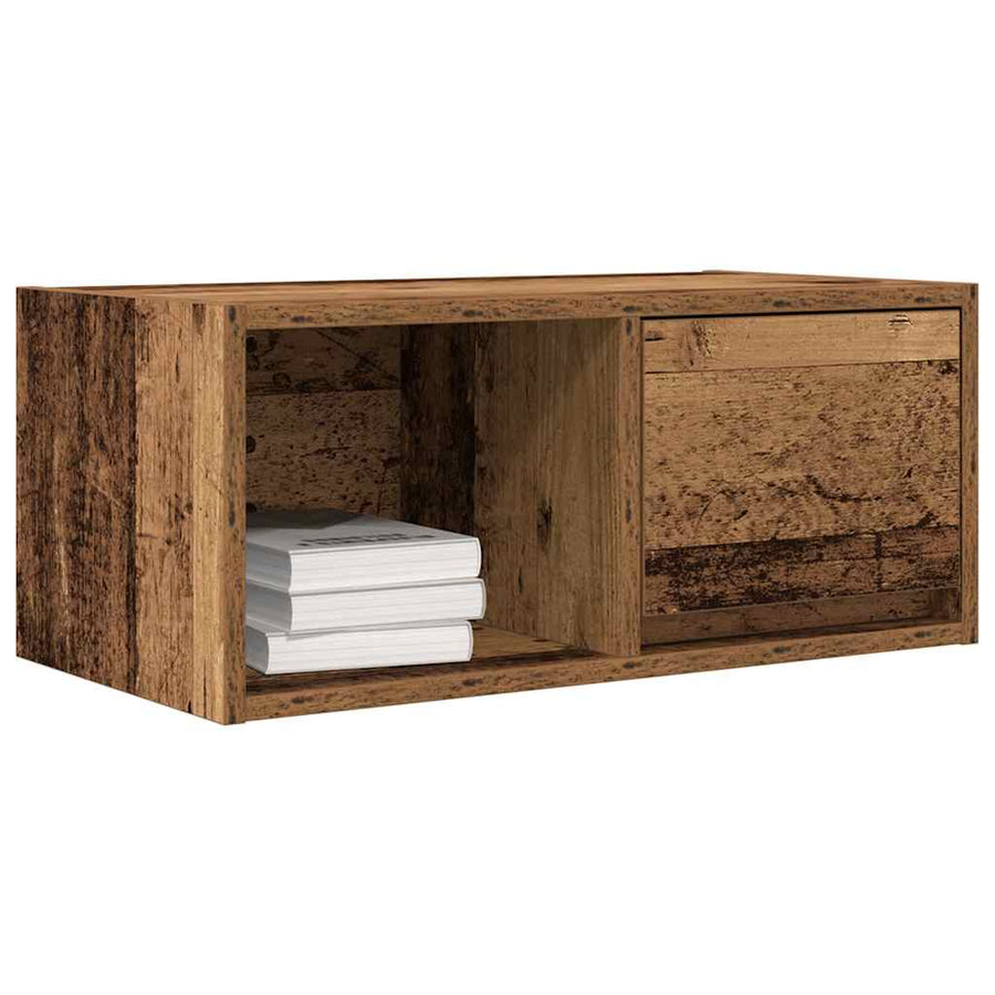 Tv-meubels 2 st 60x31x25,5 cm bewerkt hout oud houtkleurig