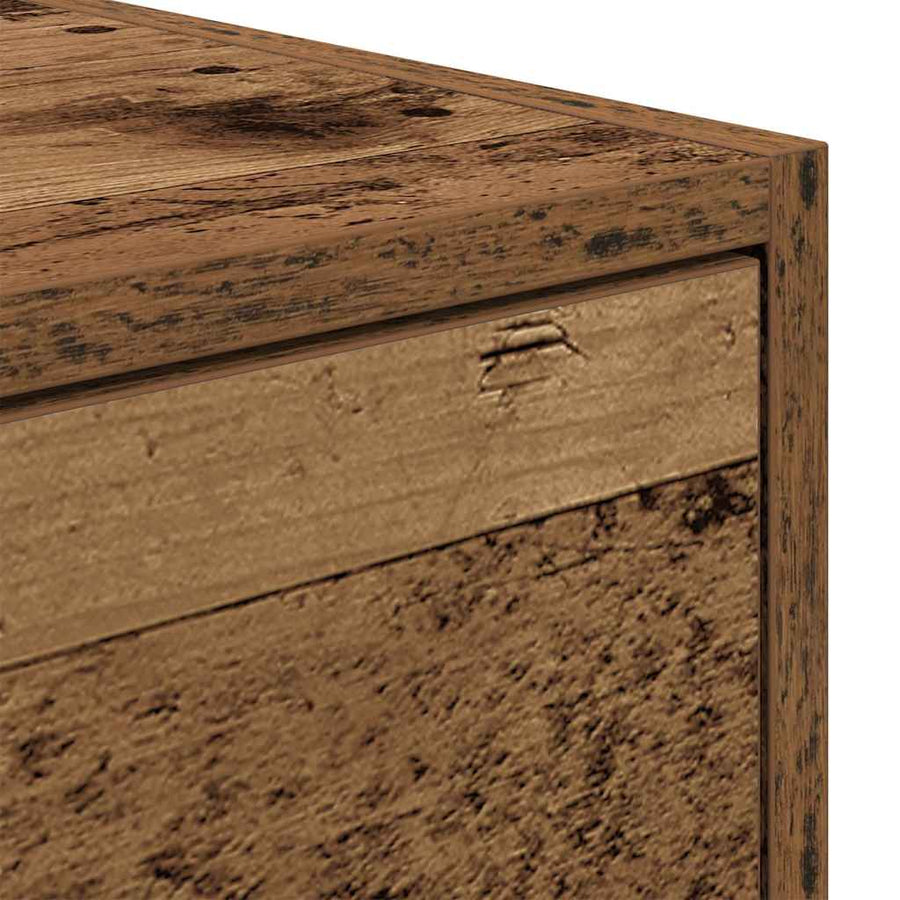 Tv-meubels 2 st 60x31x25,5 cm bewerkt hout oud houtkleurig