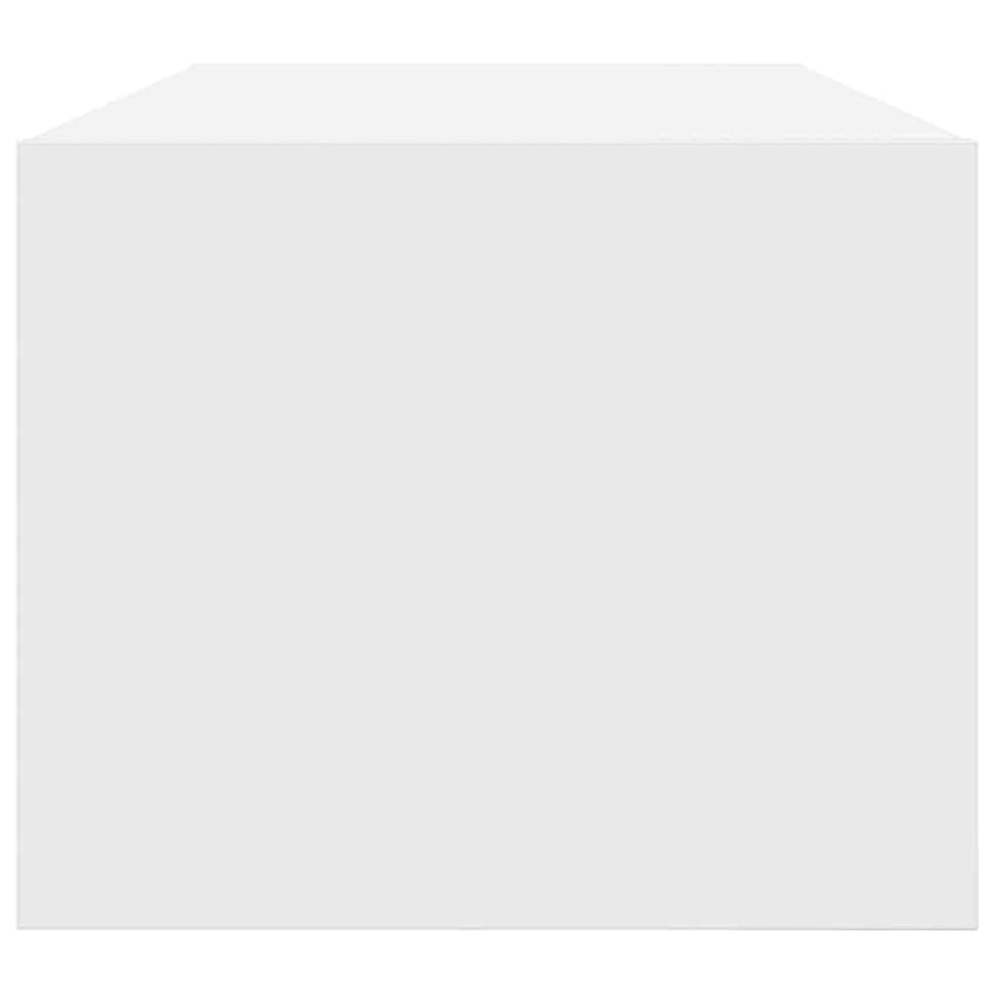 Tv-meubelen 2 st 80x31x25,5 cm bewerkt hout wit