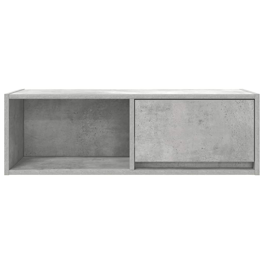 Tv-meubels 2 st 80x31x25,5 cm bewerkt hout betongrijs