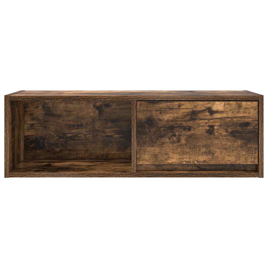 Tv-meubelen 2 st 80x31x25,5cm bewerkt hout gerookt eikenkleurig