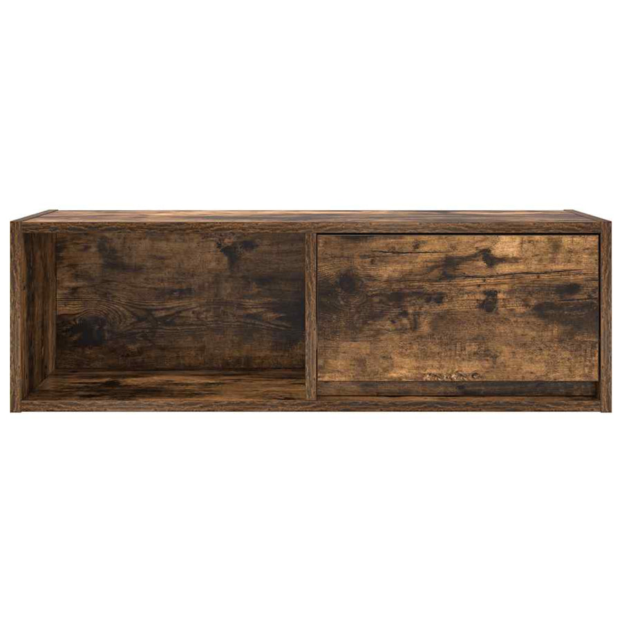 Tv-meubelen 2 st 80x31x25,5cm bewerkt hout gerookt eikenkleurig