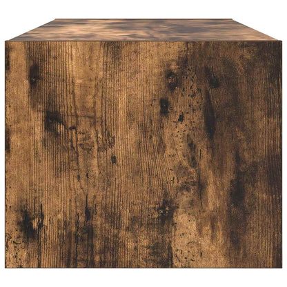 Tv-meubelen 2 st 80x31x25,5cm bewerkt hout gerookt eikenkleurig