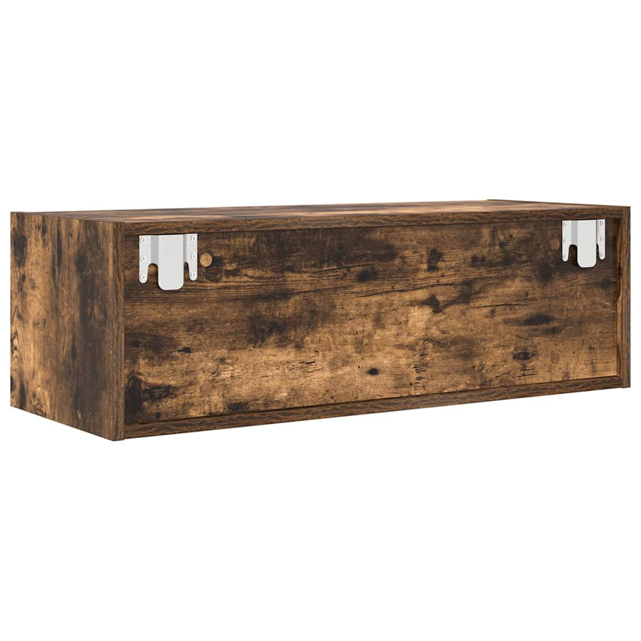 Tv-meubelen 2 st 80x31x25,5cm bewerkt hout gerookt eikenkleurig
