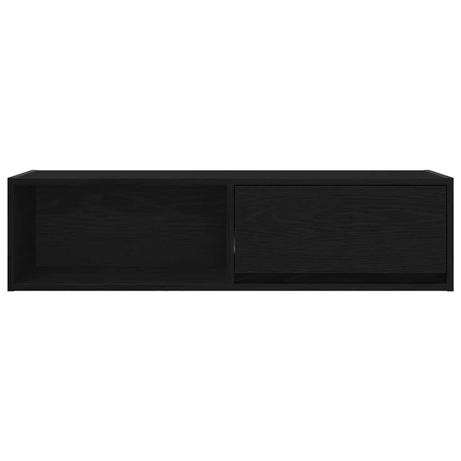Tv-meubelen 2 st 100x31x25,5 cm bewerkt hout zwart