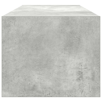 Tv-meubel 100x31x25,5 cm bewerkt hout betongrijs
