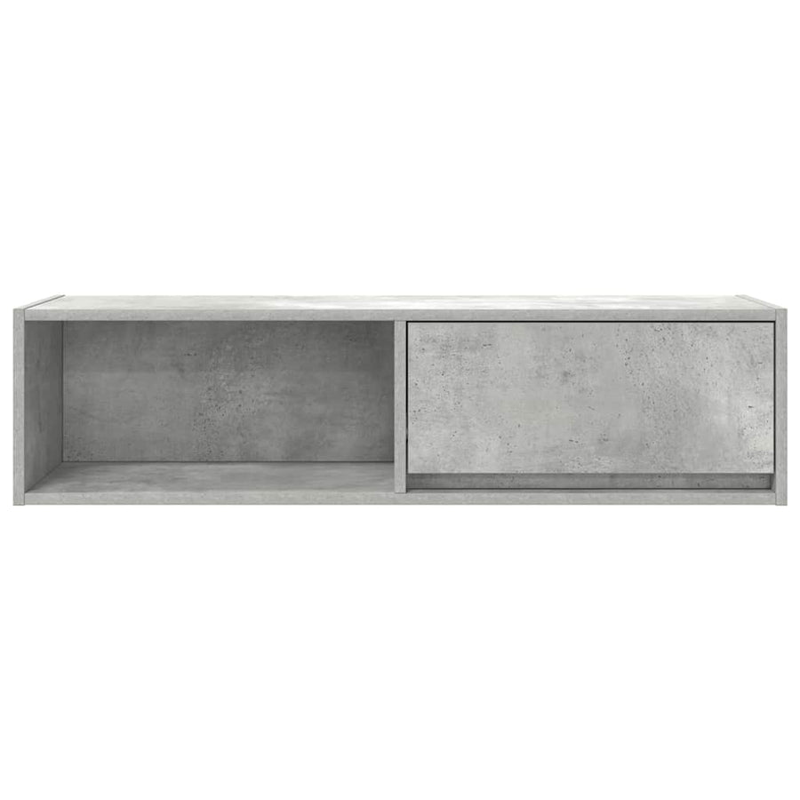 Tv-meubelen 2 st 100x31x25,5 cm bewerkt hout betongrijs