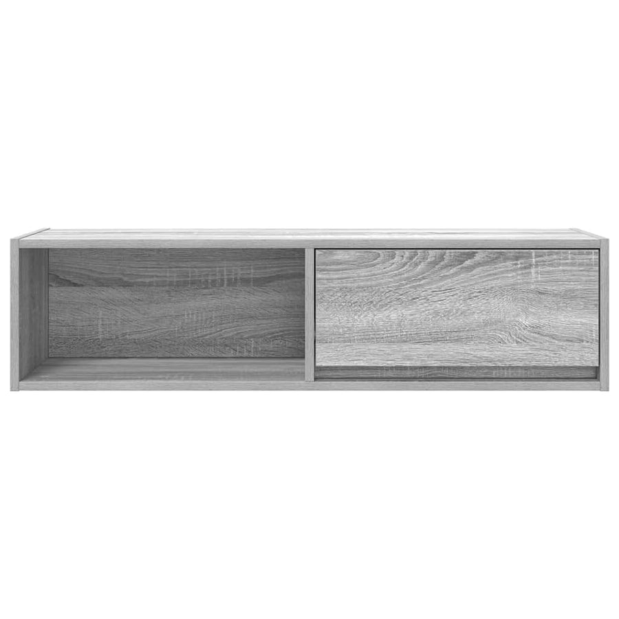 Tv-meubel 100x31x25,5 cm spaanplaat grijs sonoma