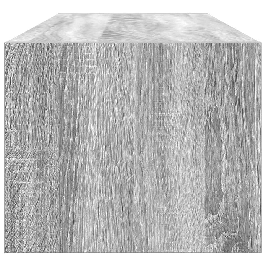 Tv-meubel 100x31x25,5 cm spaanplaat grijs sonoma