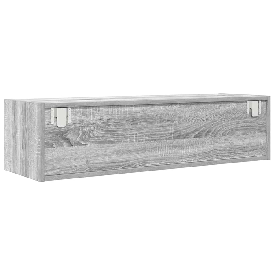 Tv-meubel 100x31x25,5 cm spaanplaat grijs sonoma