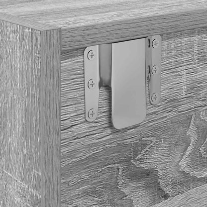 Tv-meubel 100x31x25,5 cm spaanplaat grijs sonoma