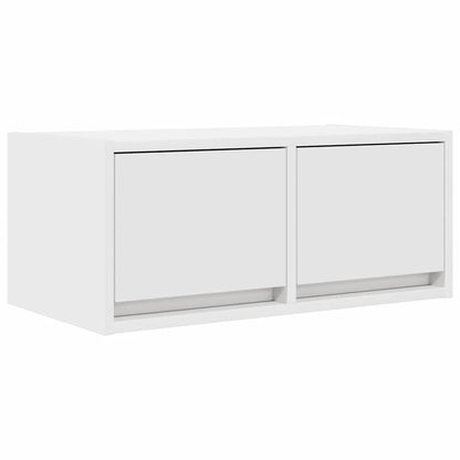 Tv-meubel 60x31x25,5 cm bewerkt hout wit