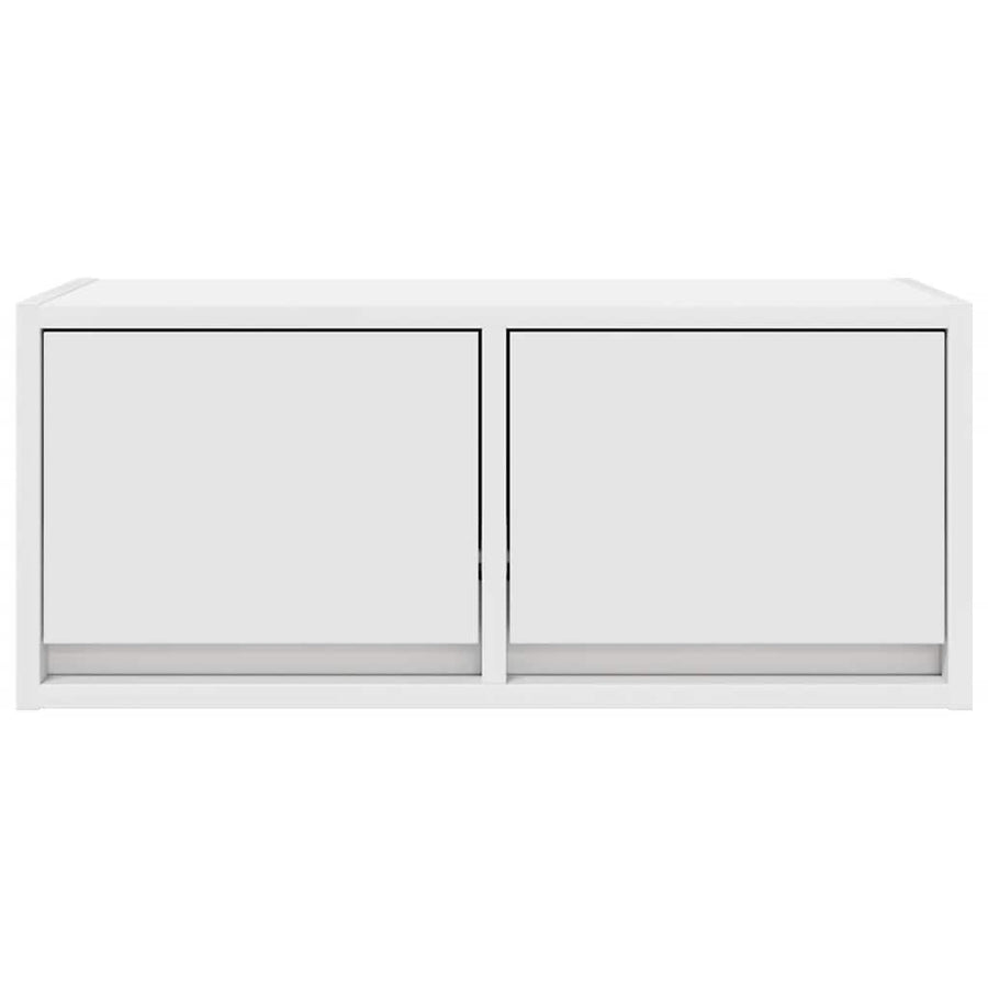 Tv-meubel 60x31x25,5 cm bewerkt hout wit