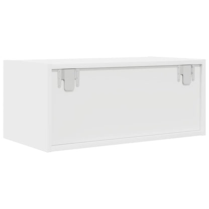 Tv-meubel 60x31x25,5 cm bewerkt hout wit