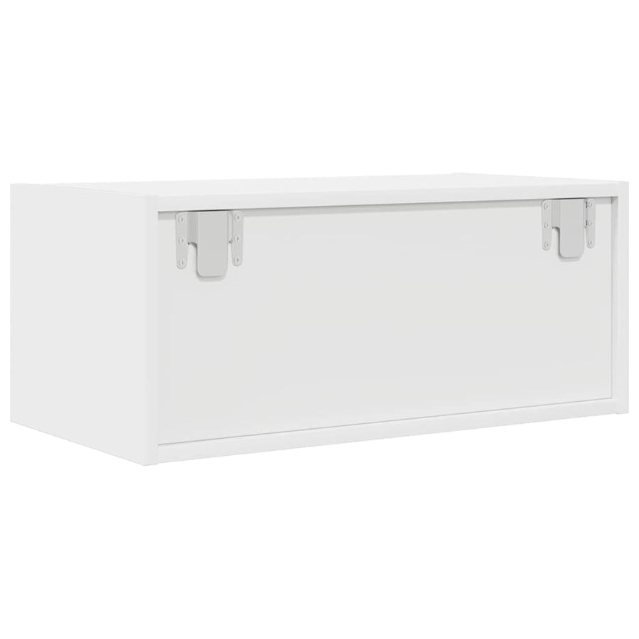Tv-meubel 60x31x25,5 cm bewerkt hout wit