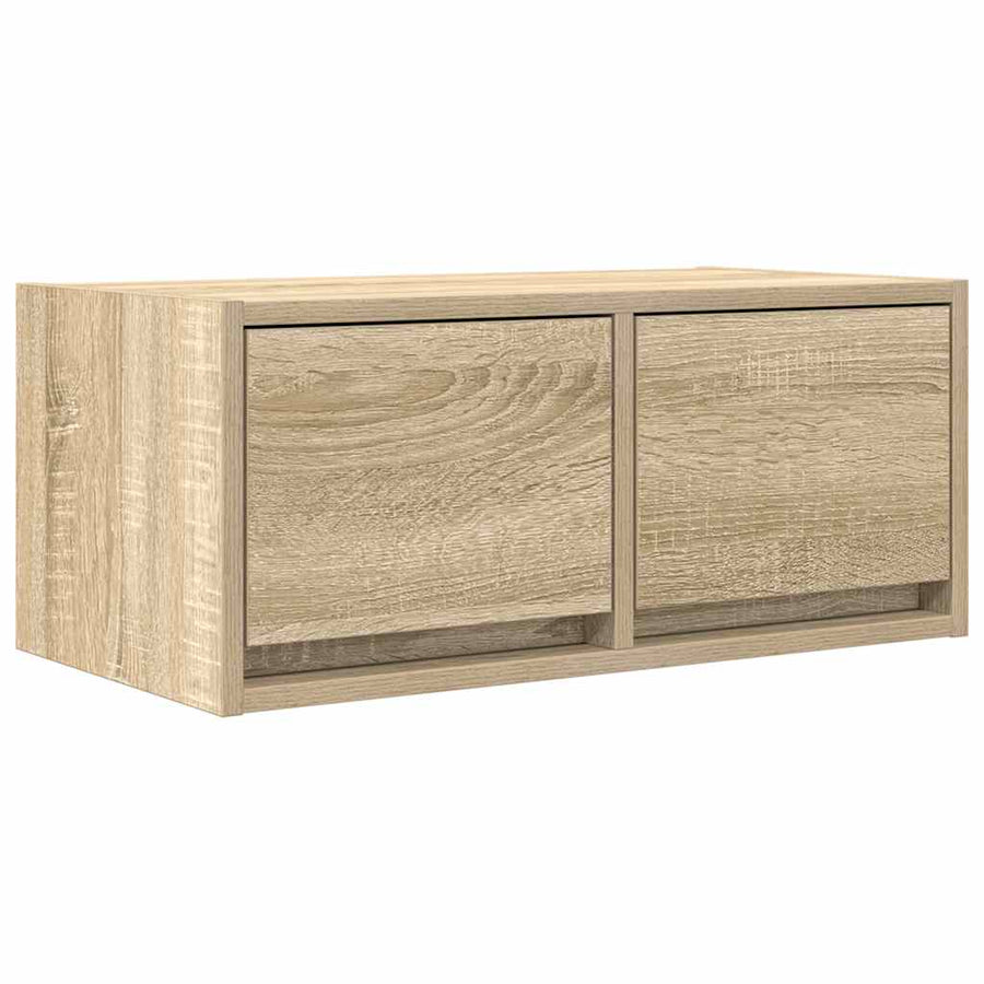 TV-meubel 60x31x25,5 cm bewerkt hout sonoma eikenkleurig