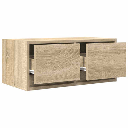 TV-meubel 60x31x25,5 cm bewerkt hout sonoma eikenkleurig