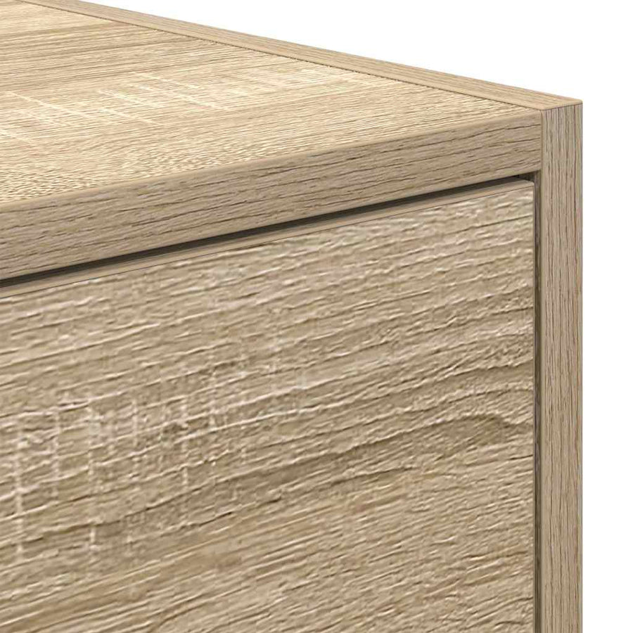TV-meubel 60x31x25,5 cm bewerkt hout sonoma eikenkleurig