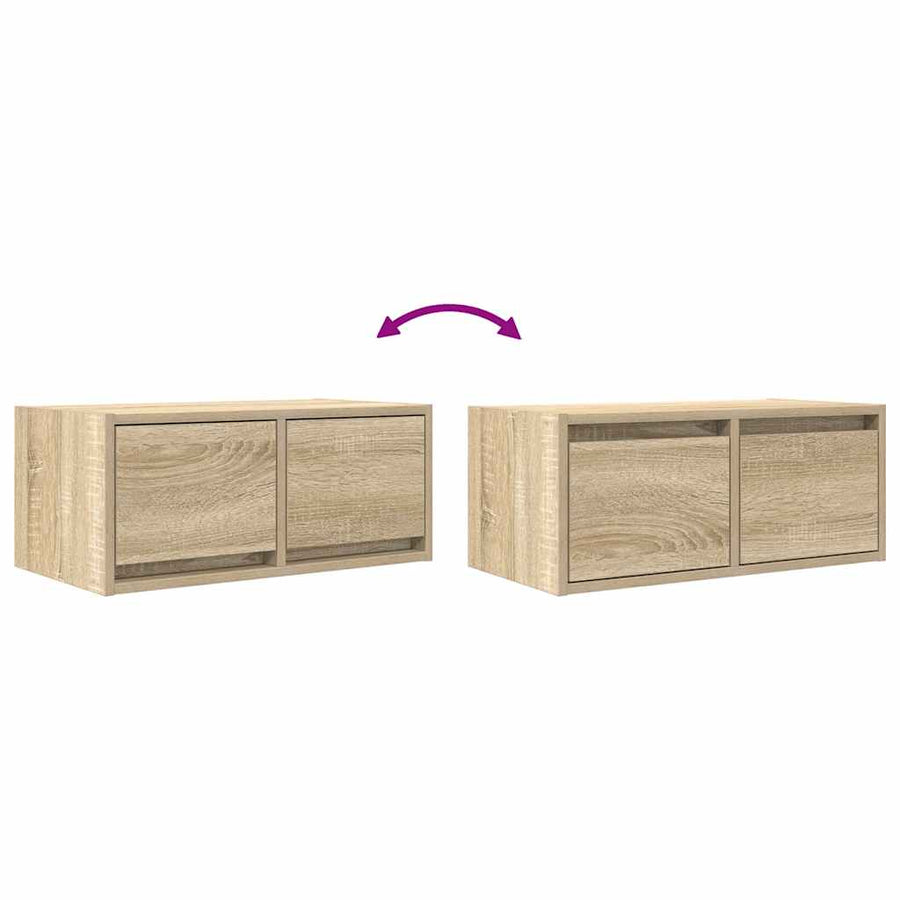 Tv-meubelen 2 st 60x31x25,5 cm bewerkt hout sonoma eikenkleurig