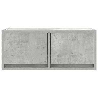 TV-meubel 60x31x25,5 cm bewerkt hout betongrijs