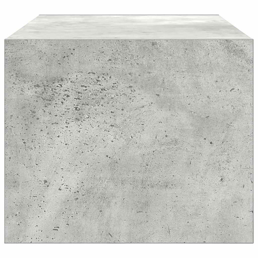 TV-meubel 60x31x25,5 cm bewerkt hout betongrijs
