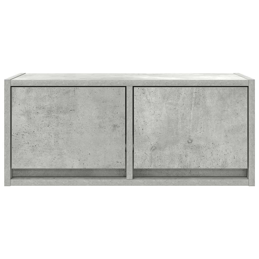 Tv-meubels 2 st 60x31x25,5 cm bewerkt hout betongrijs