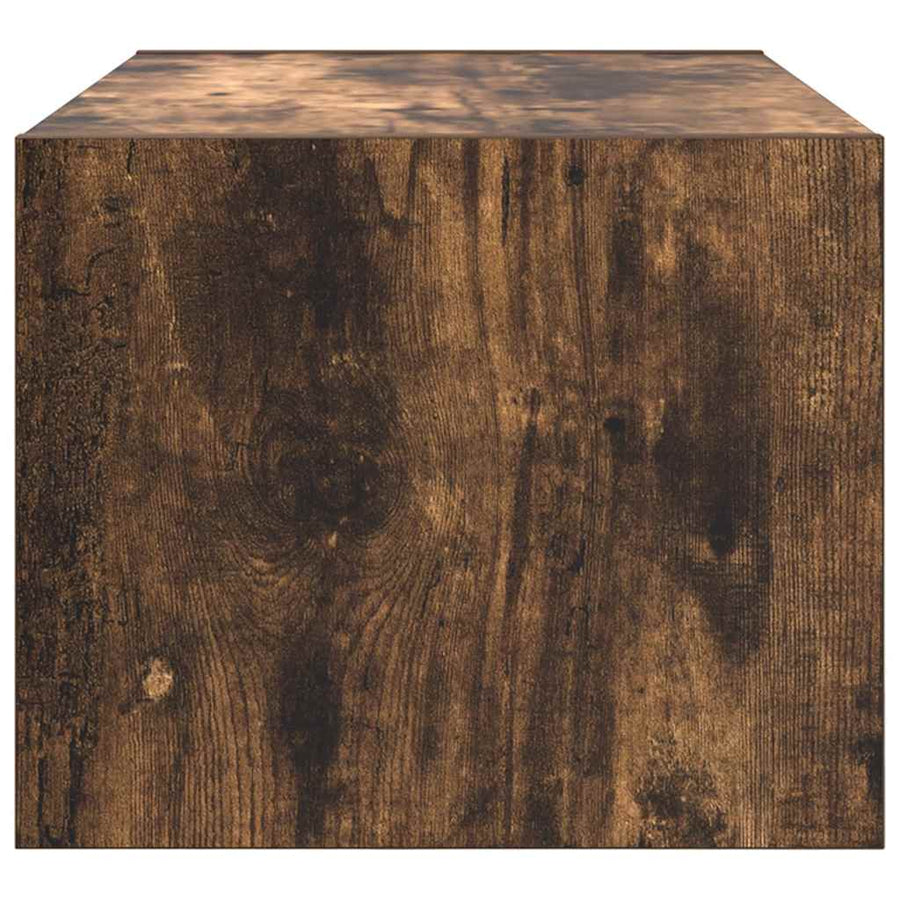 TV-meubel 60x31x25,5 cm bewerkt hout gerookt eikenkleurig