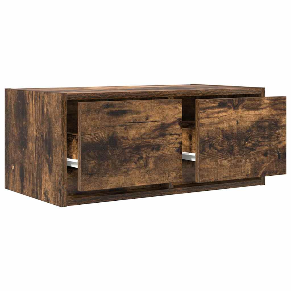 Tv-meubelen 2 st 60x31x25,5 cm bewerkt hout gerookt eikenkleur