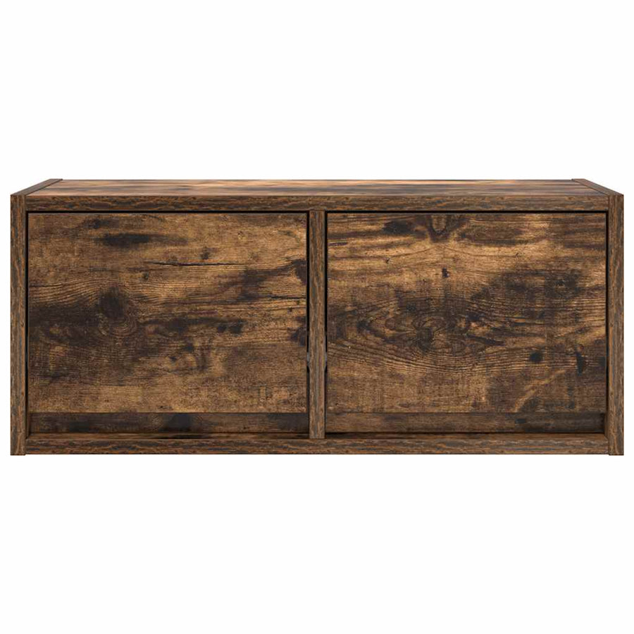 Tv-meubelen 2 st 60x31x25,5 cm bewerkt hout gerookt eikenkleur
