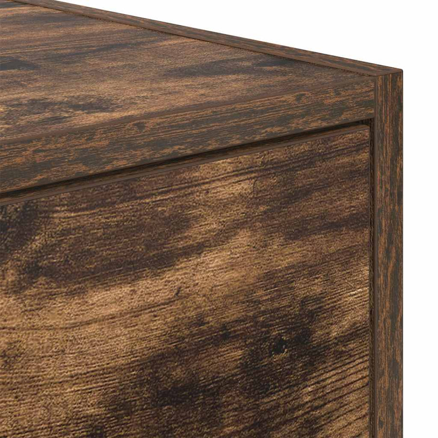 Tv-meubelen 2 st 60x31x25,5 cm bewerkt hout gerookt eikenkleur