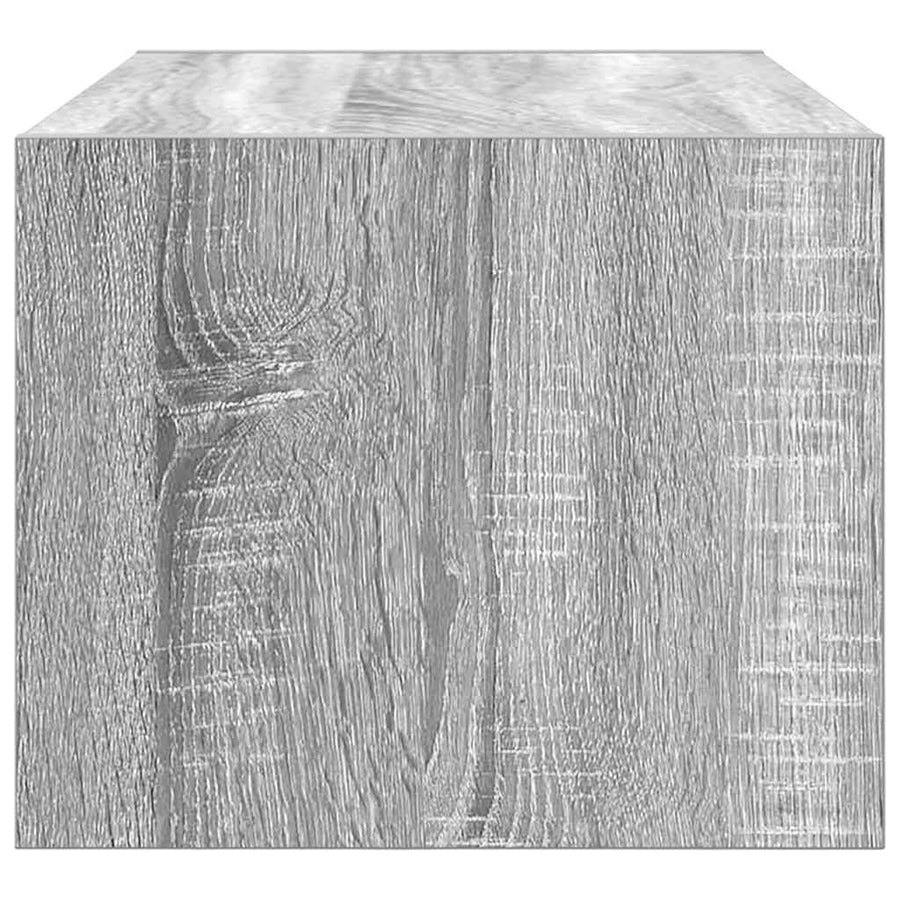 TV-meubel 60x31x25,5 cm bewerkt hout grijs sonoma eikenkleurig